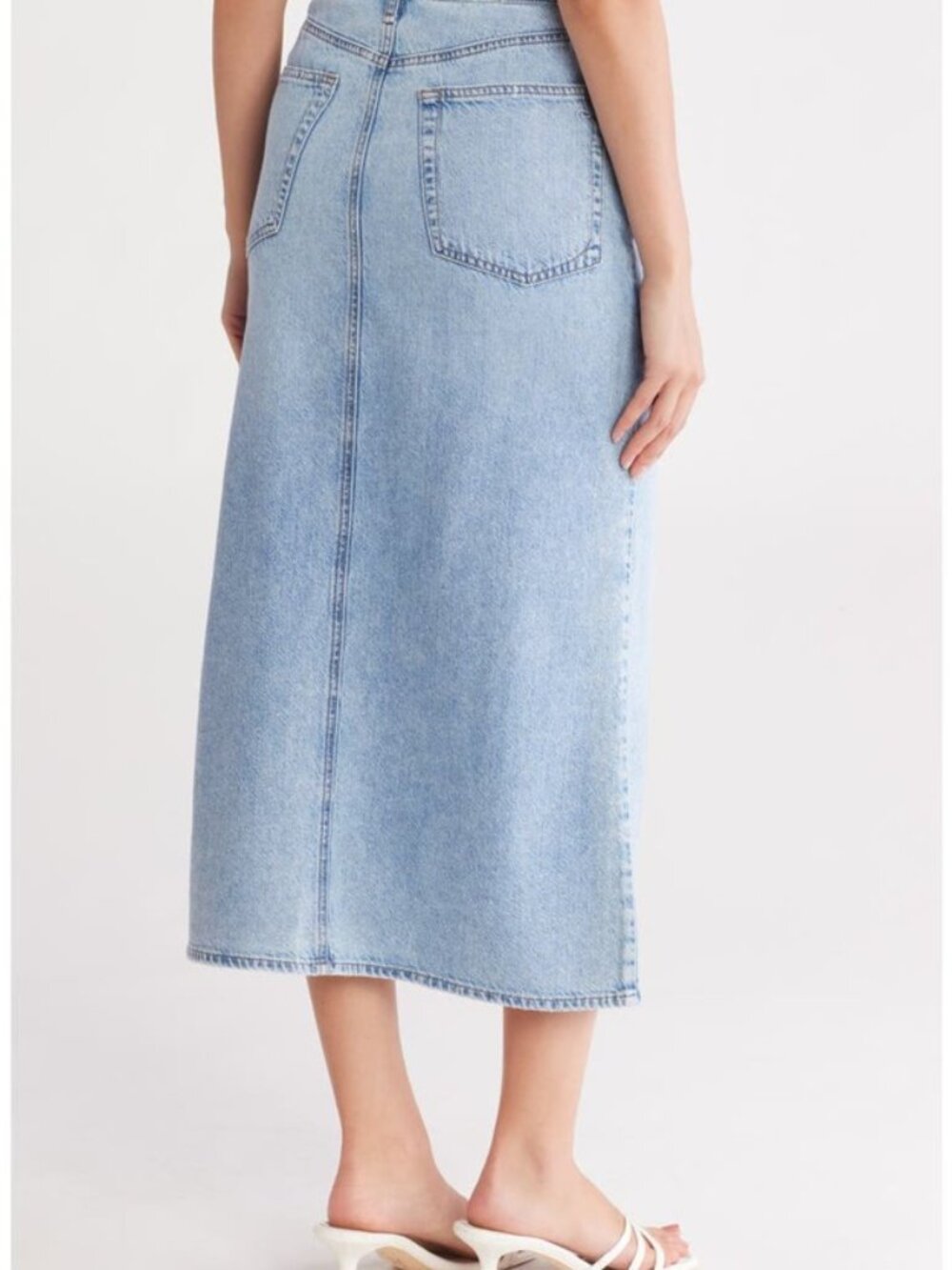 rag & bone Claire Denim Midi Skirt sz 29 - Picture 2 of 2